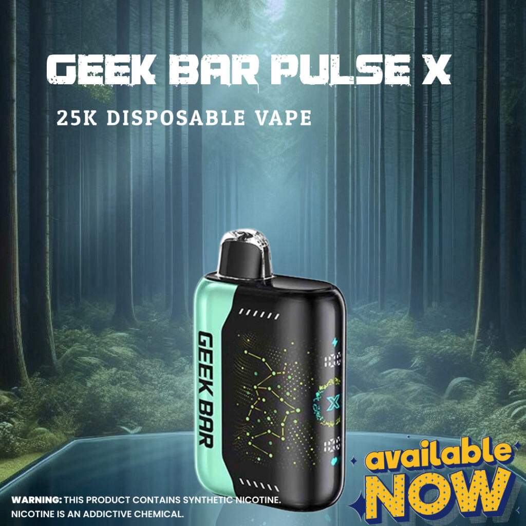 Geek Bar Pulse X 25000 puffs|Disposable vape Kansas City|PUFF KC Kansas City|Long-lasting disposable vape|Best smoke shop in kansas city|kansas city smoke shop